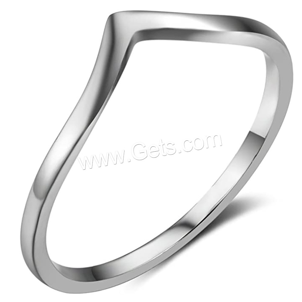 Edelstahl Fingerring, Geometrisches Muster, plattiert, verschiedene Größen vorhanden & für Frau, keine, 20mm, 5mm, Größe:5-10, verkauft von PC