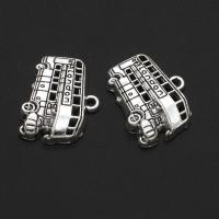 Zinc Alloy Jewelry Pendants, Bus, original color, 25mm 