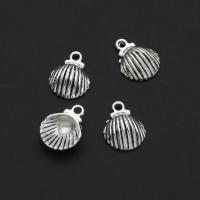 Zinc Alloy Jewelry Pendants, Shell, original color, 18mm 