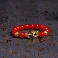 Agate Bracelets, Brass, with Agate, Mythical Wild Animal, change their color according to the temperature cm 