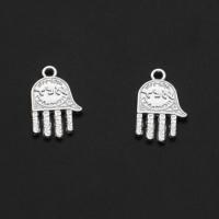 Zinc Alloy Hand Pendants, original color, 19mm 