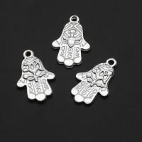 Zinc Alloy Hand Pendants, original color, 26mm 