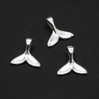 Zinc Alloy Jewelry Pendants, Mermaid tail, original color, 16mm 