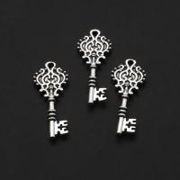 Zinc Alloy Key Pendants, original color, 30mm 