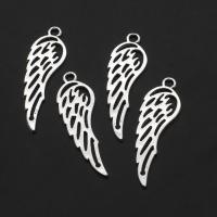 Zinc Alloy Jewelry Pendants, Wing Shape, original color, 30mm 