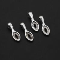 Zinc Alloy Jewelry Pendants, Spoon, original color, 23mm 