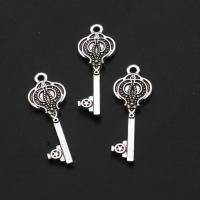 Zinc Alloy Key Pendants, original color, 29mm 