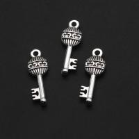 Zinc Alloy Key Pendants, original color, 25mm 