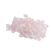 Gemstone Chips, Rose Quartz, Nuggets & no hole, pink 