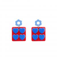 Acrylic Drop Earring & for woman 