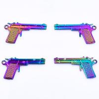 亜鉛合金銃ペンダント, 亜鉛合金, ピストル, メッキ, DIY, 彩色 長さ:45 センチ, 売り手 パソコン