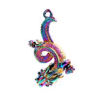 Pendentifs animaux en alliage de zinc, dragon, Placage, DIY, multicolore cm, Vendu par PC