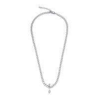 Collier de bijoux de titane, Acier titane, unisexe, couleur originale, 5.2mm Environ 17.72 pouce, Vendu par PC