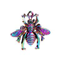 Pendentifs animaux en alliage de zinc, abeille, Placage, DIY, multicolore cm, Vendu par PC