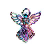 Aile en forme de pendentifs en alliage de Zinc, aile d'ange, Placage coloré, DIY, multicolore cm, Vendu par PC