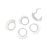 Edelstahl Ohrpiercing Schmuck, unisex & verschiedene Größen vorhanden & hohl, verkauft von PC