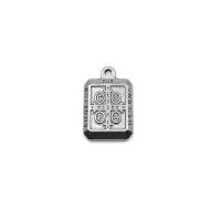 Pendentifs en acier inoxydable, poli, argent Vendu par PC