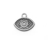 Pendentifs en acier inoxydable, œil, poli, argent Vendu par PC