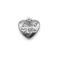 Stainless Steel Heart Pendants, fashion jewelry 