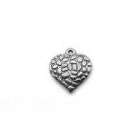 pendentifs de cœur en inox , acier inoxydable, coeur, bijoux de mode, Vendu par PC