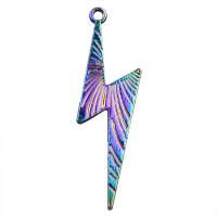 Zinc Alloy Jewelry Pendants, Lightning Symbol, colorful plated, DIY, multi-colored cm 