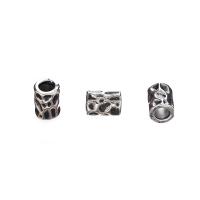 Stainless Steel Tube Beads, anoint, DIY, black 