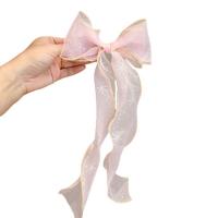 Cloth Bowkont Hair Clip, Bowknot, Korean style & for children 