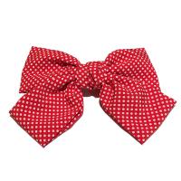 Cloth Bowkont Hair Clip, Bowknot, printing, Korean style & for woman 220mm 