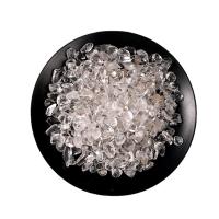 Chips de pierres précieuses , quartz clair, pepite, normes différentes pour le choix & aucun trou, blanc, Vendu par sac