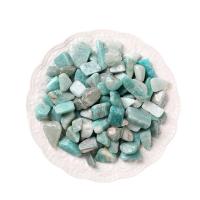 Gemstone Chips, ​Amazonite​, Nuggets & no hole, blue 