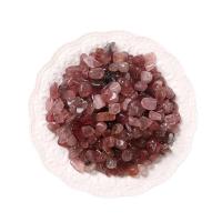 Gemstone Chips, Strawberry Quartz, Nuggets & no hole, pink 