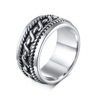 Stainless Steel Finger Ring & for man, 9mm 