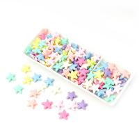 Acrylic Jewelry Beads, Starfish, DIY, multi-colored, 19mm 