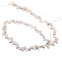 Keshi Cultured Freshwater Pearl Beads, DIY, white, 5-6mm cm 