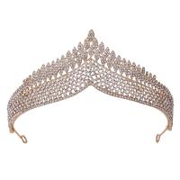 Bridal Tiaras, Zinc Alloy, for woman & with rhinestone 