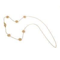 Edelstahl Maske Kette Halter, goldfarben plattiert, unisex, 15x11x1mm, Länge:ca. 17.72 ZollInch, verkauft von PC