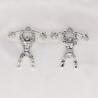 Zinc Alloy Jewelry Pendants, plated, silver color 