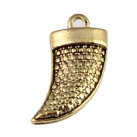 Zinc Alloy Jewelry Pendants, DIY, golden, 17mm 