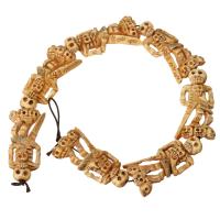 Ox Bone Beads, Skeleton, earth yellow Approx 15.16 Inch 