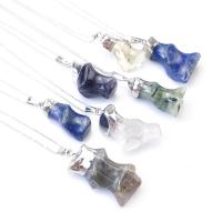 Gemstone Jewelry Pendant, Natural Stone 30-50mm 