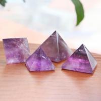 Amethyst Pyramid Dekoration, poliert, natürliche & verschiedene Größen vorhanden, verkauft von PC