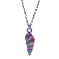 Zinc Alloy Jewelry Pendants, Conch, colorful plated, fashion jewelry, multi-colored 