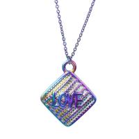 Zinc Alloy Jewelry Pendants, Alphabet Letter, colorful plated, fashion jewelry, multi-colored cm 