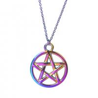 Zinc Alloy Jewelry Pendants, Star, colorful plated, fashion jewelry, multi-colored cm 