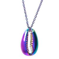 Zinc Alloy Jewelry Pendants, Shell, colorful plated, fashion jewelry, multi-colored cm 