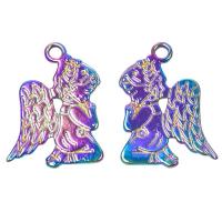 Zinc Alloy Jewelry Pendants, Angel, colorful plated, DIY, multi-colored cm 