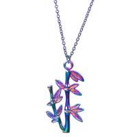 Zinc Alloy Jewelry Pendants, Bamboo, colorful plated, fashion jewelry, multi-colored cm 