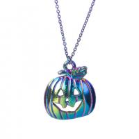 Zinc Alloy Jewelry Pendants, Pumpkin, colorful plated, fashion jewelry, multi-colored cm 