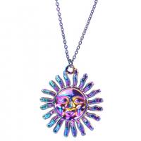 Zinc Alloy Jewelry Pendants, Sun, colorful plated, fashion jewelry, multi-colored cm 