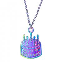 Zinc Alloy Jewelry Pendants, Cake, colorful plated, fashion jewelry, multi-colored cm 